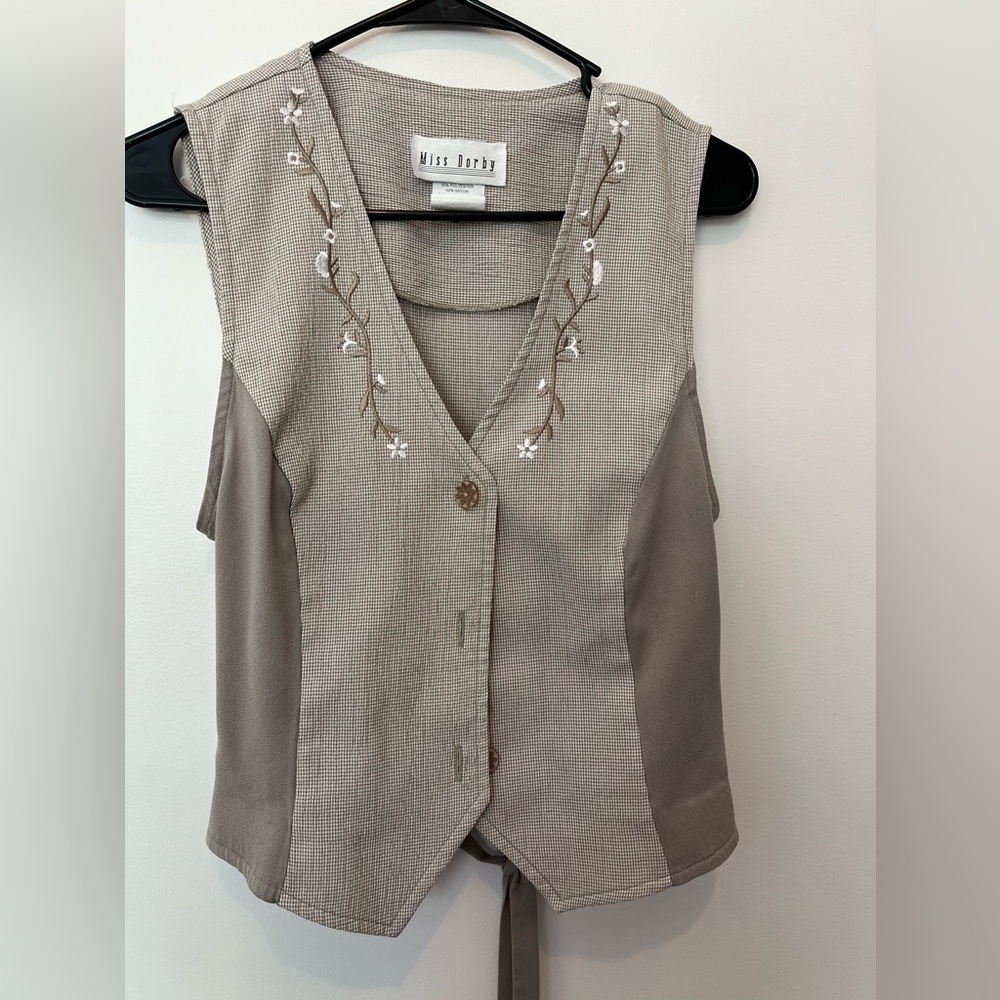 Vintage beige vest